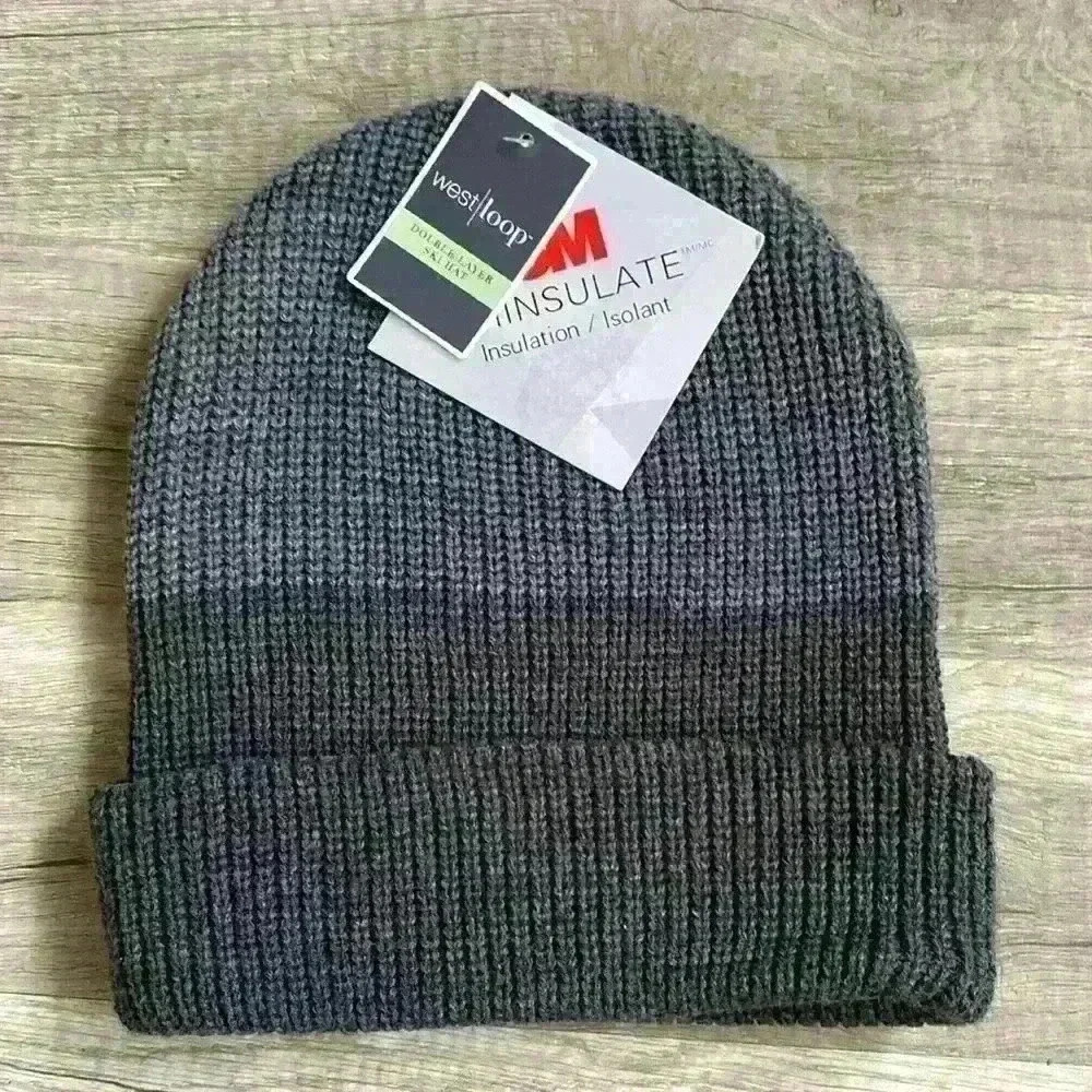 ❤️ 3/$15 Double Layer Ski Hat Mew With Tags